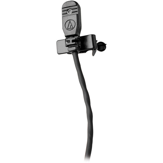 Audio Technica Omnidirectional condenser lavalier microphone with 55" unterminated cable
