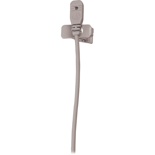 Audio Technica Omnidirectional condenser lavalier microphone with 55" cable terminated with TA5F