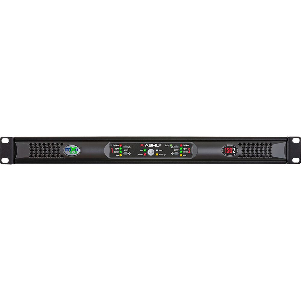 ASHLY Network Digital Mixer/Amp 12-In x 4-Out, AquaControl 2x150W