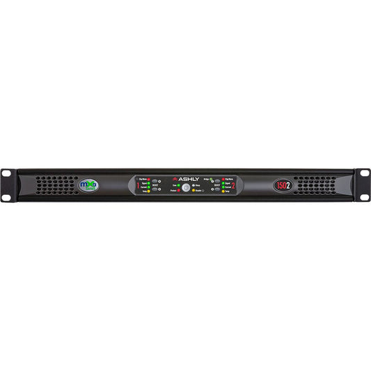 ASHLY Network Digital Mixer/Amp 12-In x 4-Out, AquaControl 2x150W