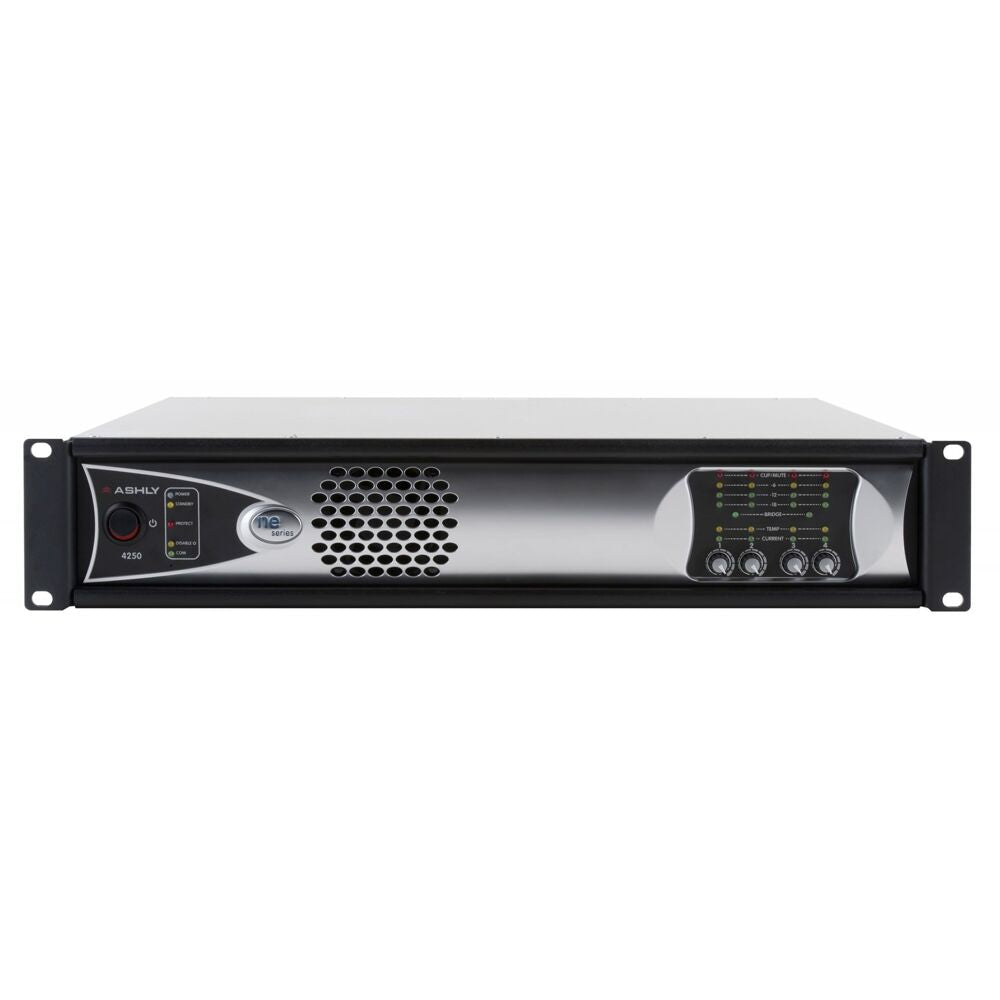 ASHLY Network Power Amplifier 4 x 250W At70V with 4x4 Protea DSP