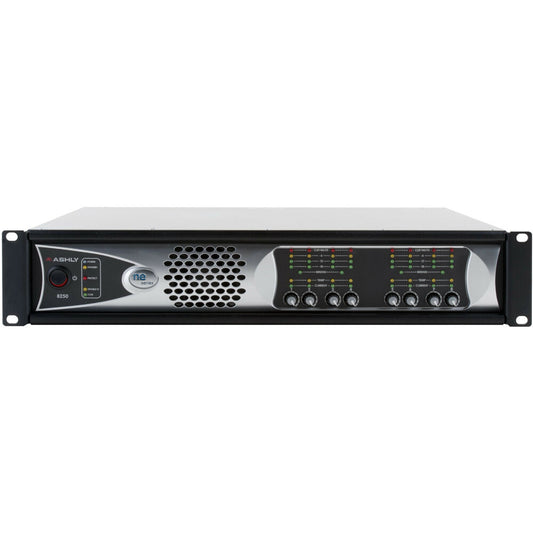 ASHLY Network Power Amplifier 8 x 250W @ 70V Constant Voltage w/selectable HPF