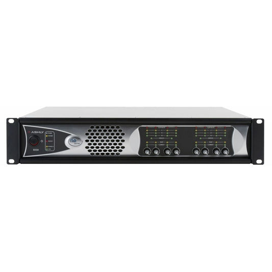 ASHLY ne8250 amplifier plus OPDante and OPDAC8 Option Cards
