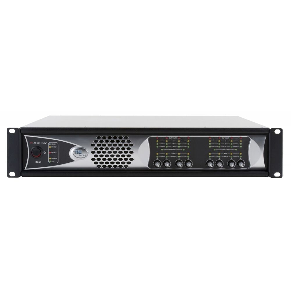 ASHLY Ne8250pe Network Amplifier with Dante Option Card