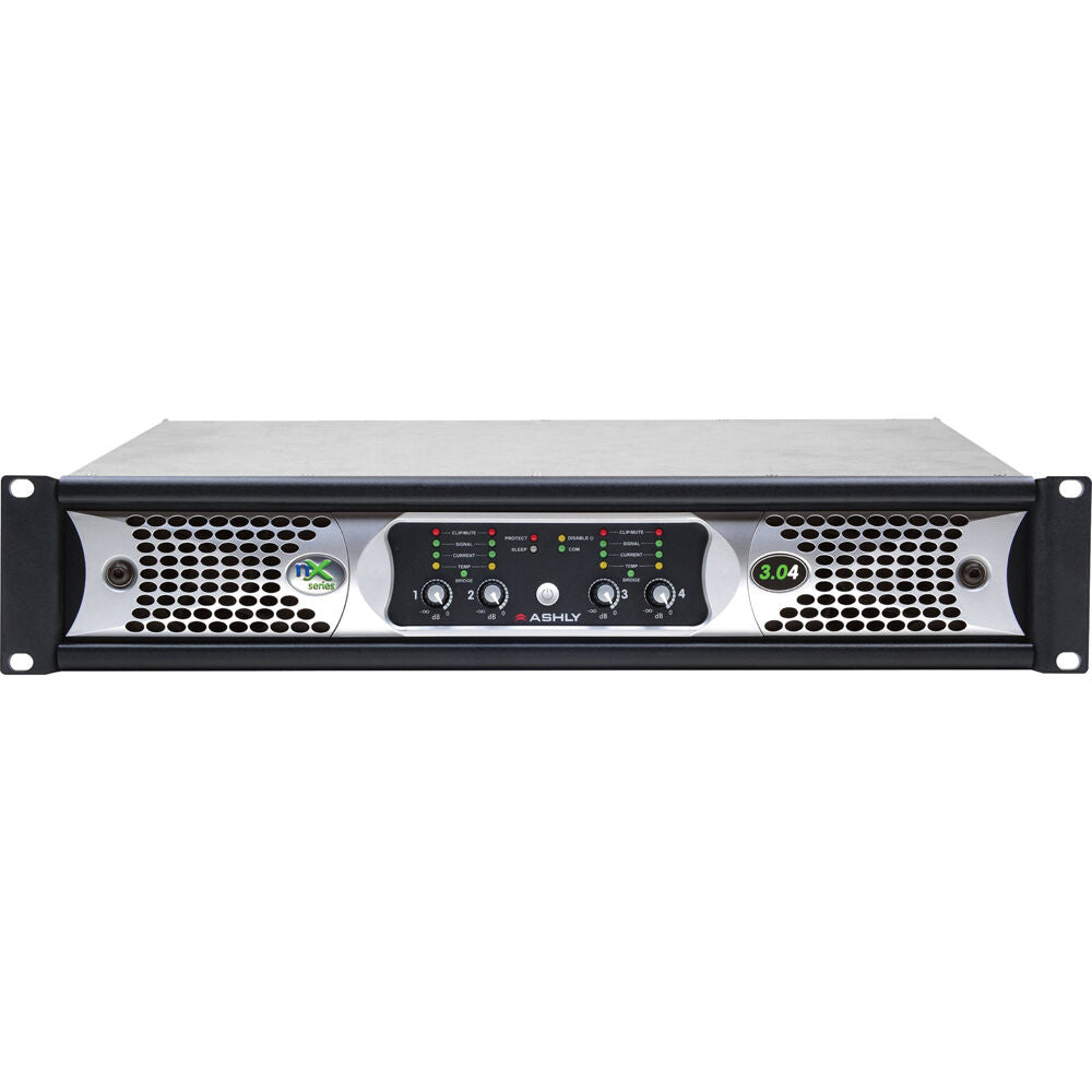ASHLY Multi-Mode Power Amplifier 4X3KW At2 Ohms, 2KW At4 Ohms, 1250W At8