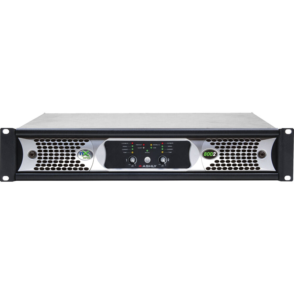 ASHLY Network Multi-Mode Power Amplifier 2x800 Watts at 2/4/8 Ohms or 25V/70V