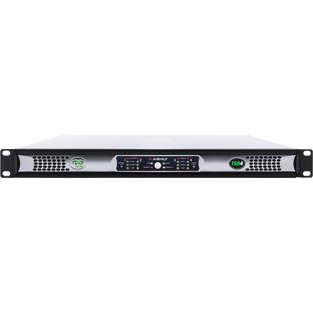 ASHLY Network Power Amplifier 4 x 150 Watts @ 2 Ohms with Protea DSP