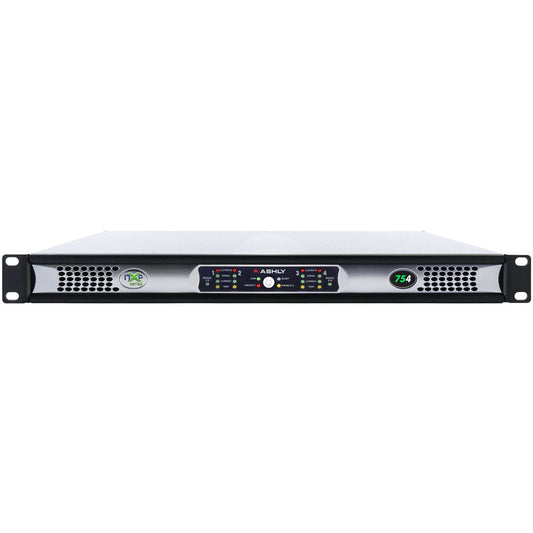 ASHLY Network Power Amplifier 4x75 watts @ 2 Ohms with Protea DSP