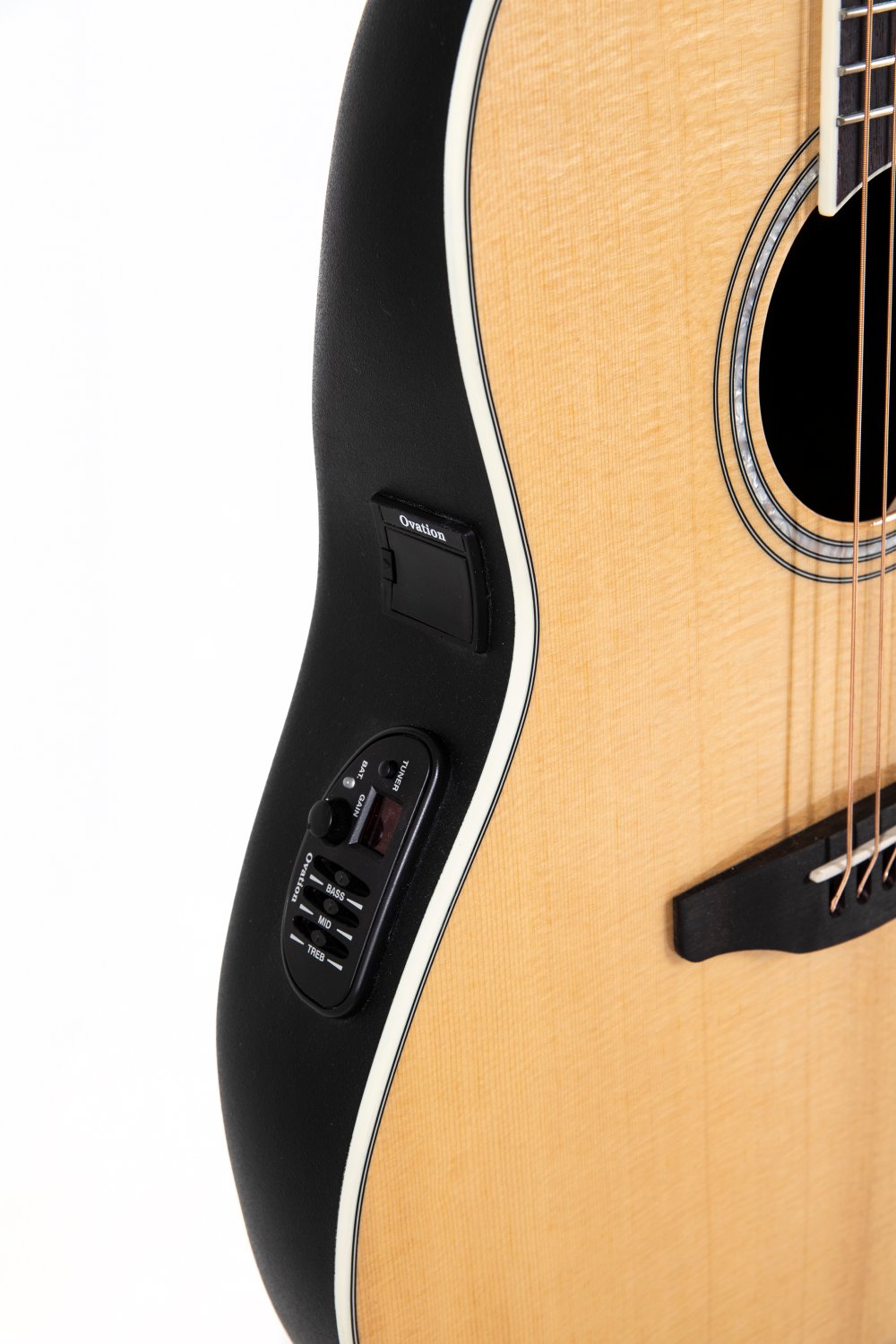 Ovation Celebrity Traditional E-Acoustic Guitar CS24-4, Natural - view 10