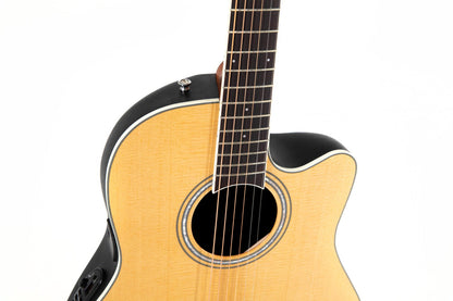 Ovation Celebrity Traditional E-Acoustic Guitar CS24-4, Natural - view 6