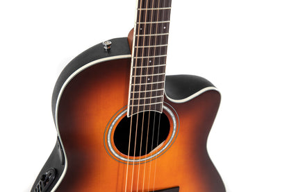 Ovation Celebrity Traditional E-Acoustic Guitar CS24-1, Sunburst - view 6