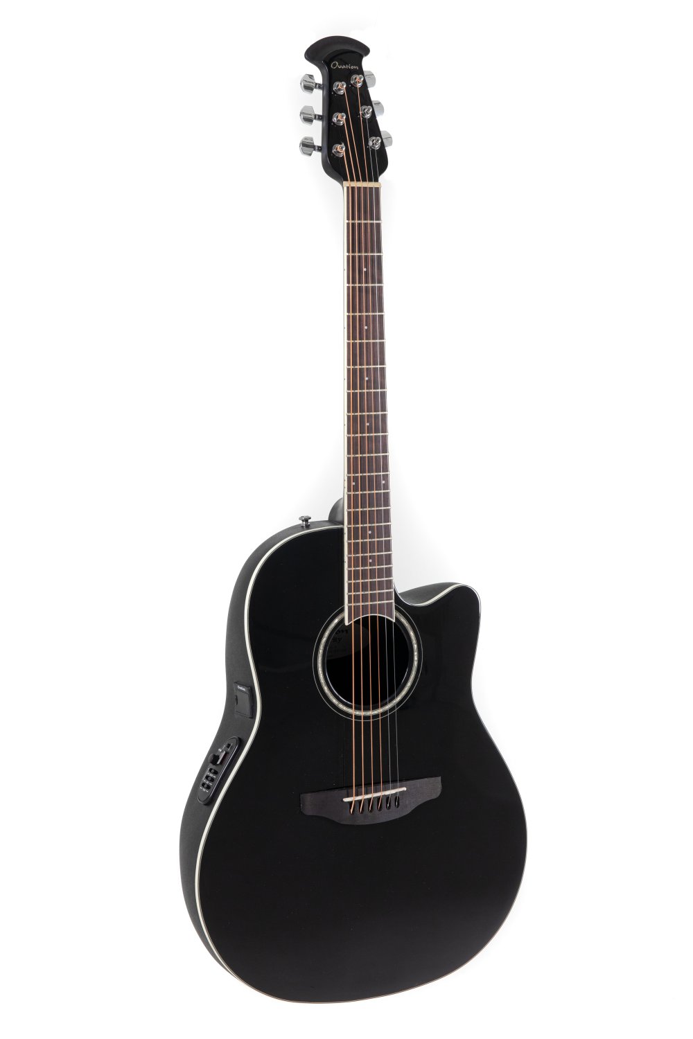 Ovation Celebrity Traditional E-Acoustic Guitar CS24-5, Black - view 1