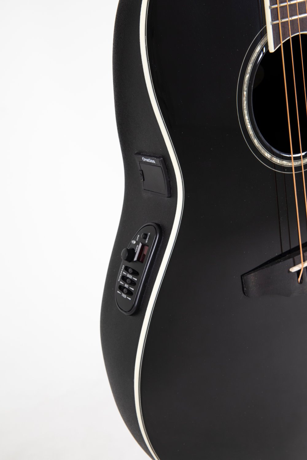 Ovation Celebrity Traditional E-Acoustic Guitar CS24-5, Black - view 11