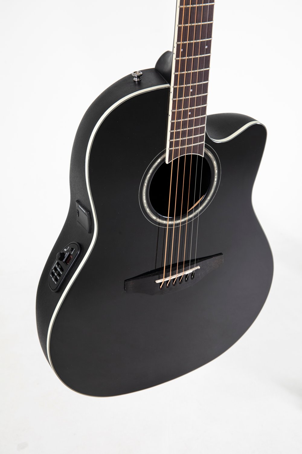 Ovation Celebrity Traditional E-Acoustic Guitar CS24-5, Black - view 4