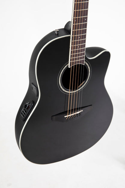 Ovation Celebrity Traditional E-Acoustic Guitar CS24-5, Black - view 4