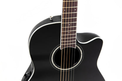 Ovation Celebrity Traditional E-Acoustic Guitar CS24-5, Black - view 6
