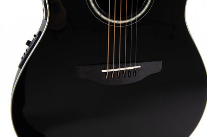 Ovation Celebrity Traditional E-Acoustic Guitar CS24-5, Black - view 7