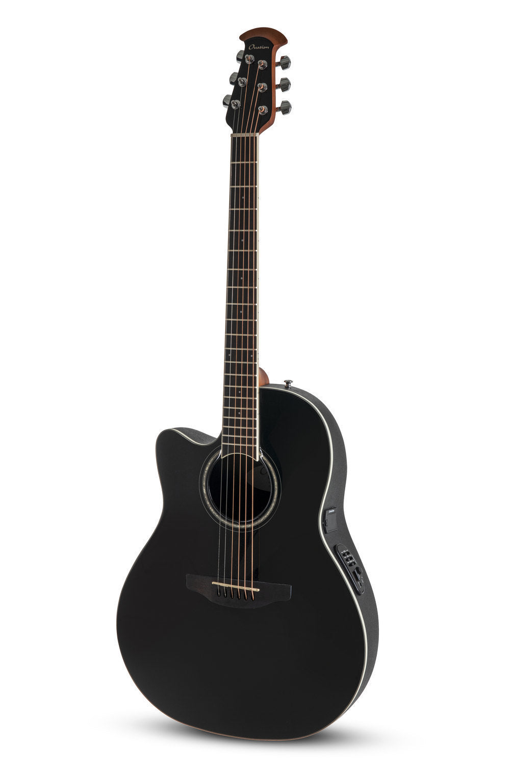 Ovation Celebrity Traditional E-Acoustic Guitar CS24L-5G, Black, Lefty - view 1
