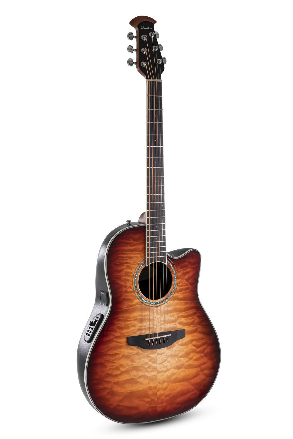 Ovation Celebrity Traditional Plus E-Acoustic Guitar CS24X-7C, Cognac Burst Gloss - view 1