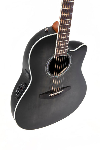 Ovation Celebrity Traditional Plus E-Acoustic Guitar CS24P-TBBY, Transparent Blackburst - view 4