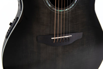 Ovation Celebrity Traditional Plus E-Acoustic Guitar CS24P-TBBY, Transparent Blackburst - view 7