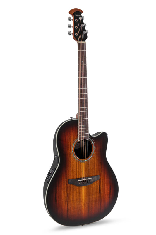 Ovation Celebrity Traditional Plus E-Acoustic Guitar CS28P-KOAB, Koa Burst - view 1