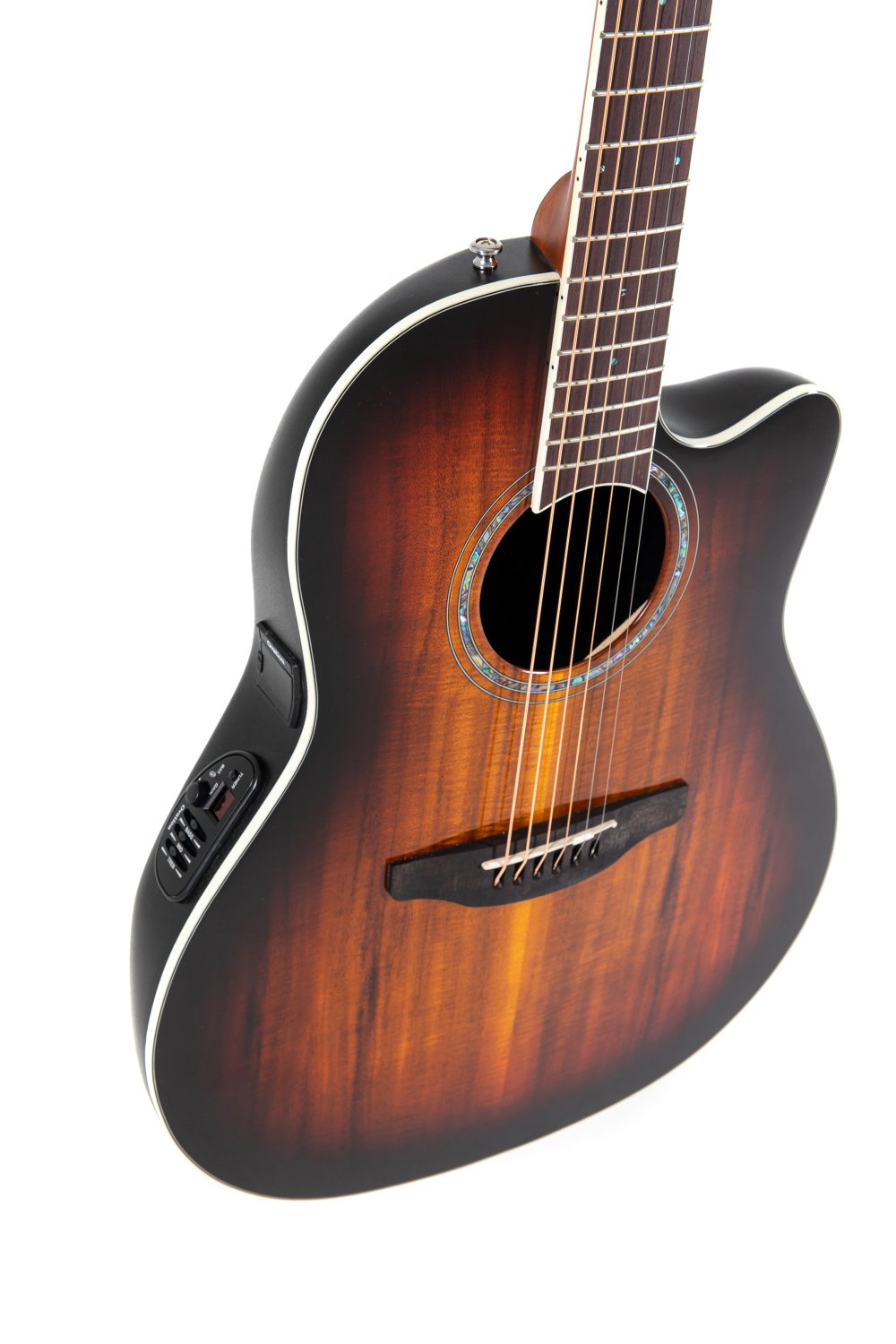 Ovation Celebrity Traditional Plus E-Acoustic Guitar CS28P-KOAB, Koa Burst - view 4