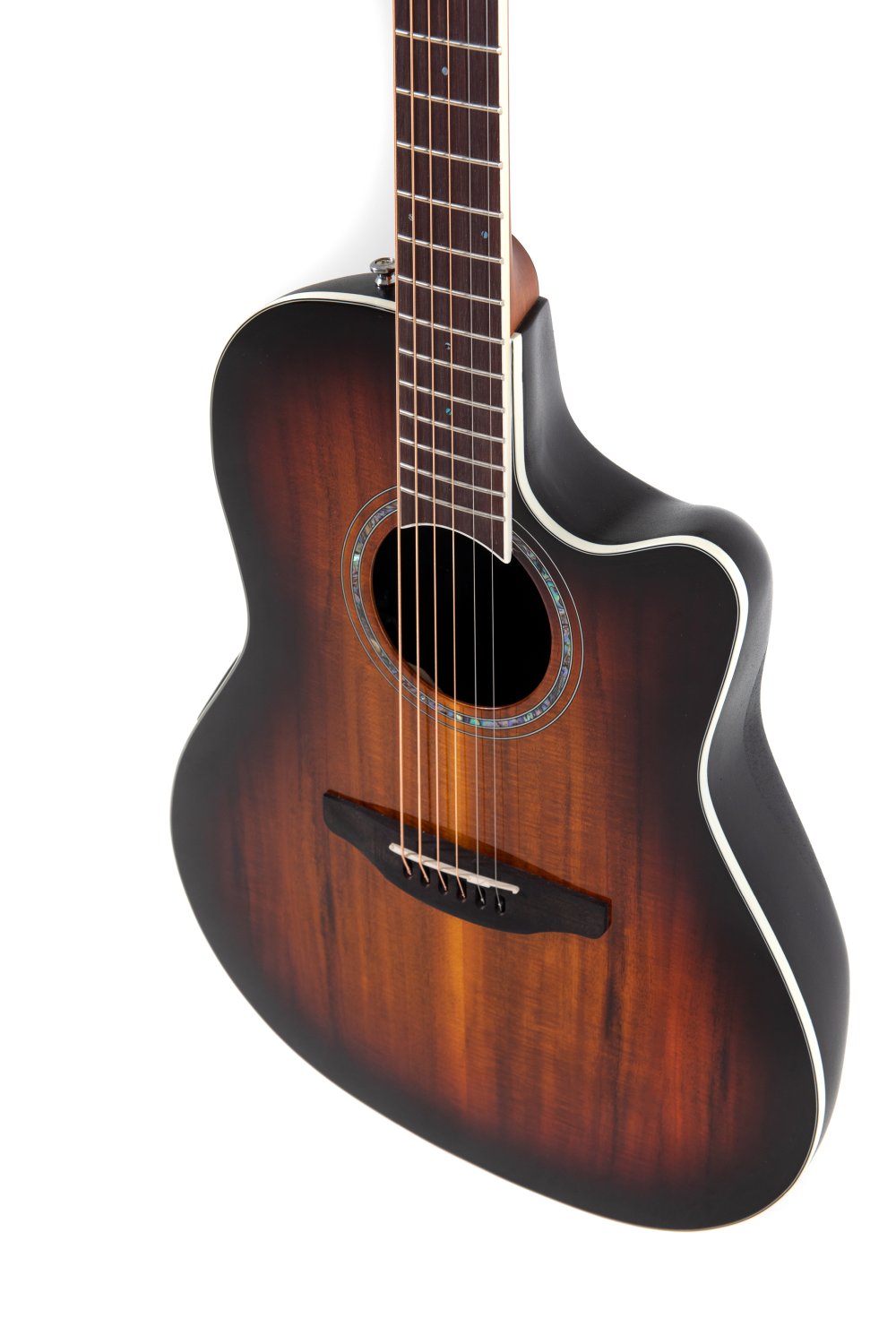 Ovation Celebrity Traditional Plus E-Acoustic Guitar CS28P-KOAB, Koa Burst - view 5