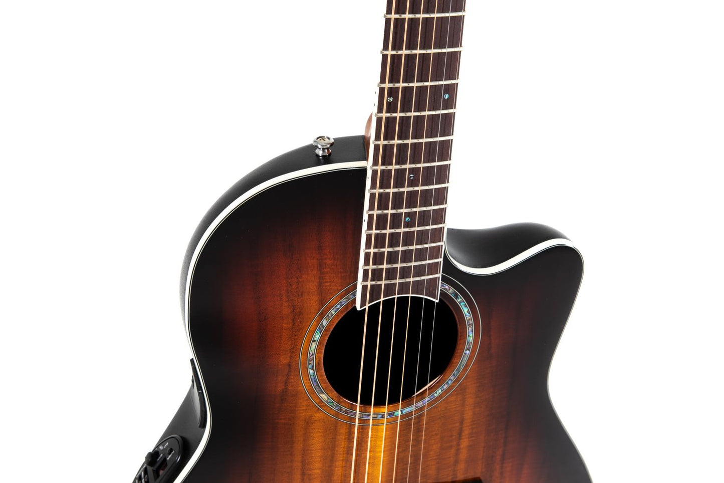 Ovation Celebrity Traditional Plus E-Acoustic Guitar CS28P-KOAB, Koa Burst - view 6