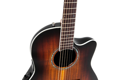 Ovation Celebrity Traditional Plus E-Acoustic Guitar CS28P-KOAB, Koa Burst - view 6