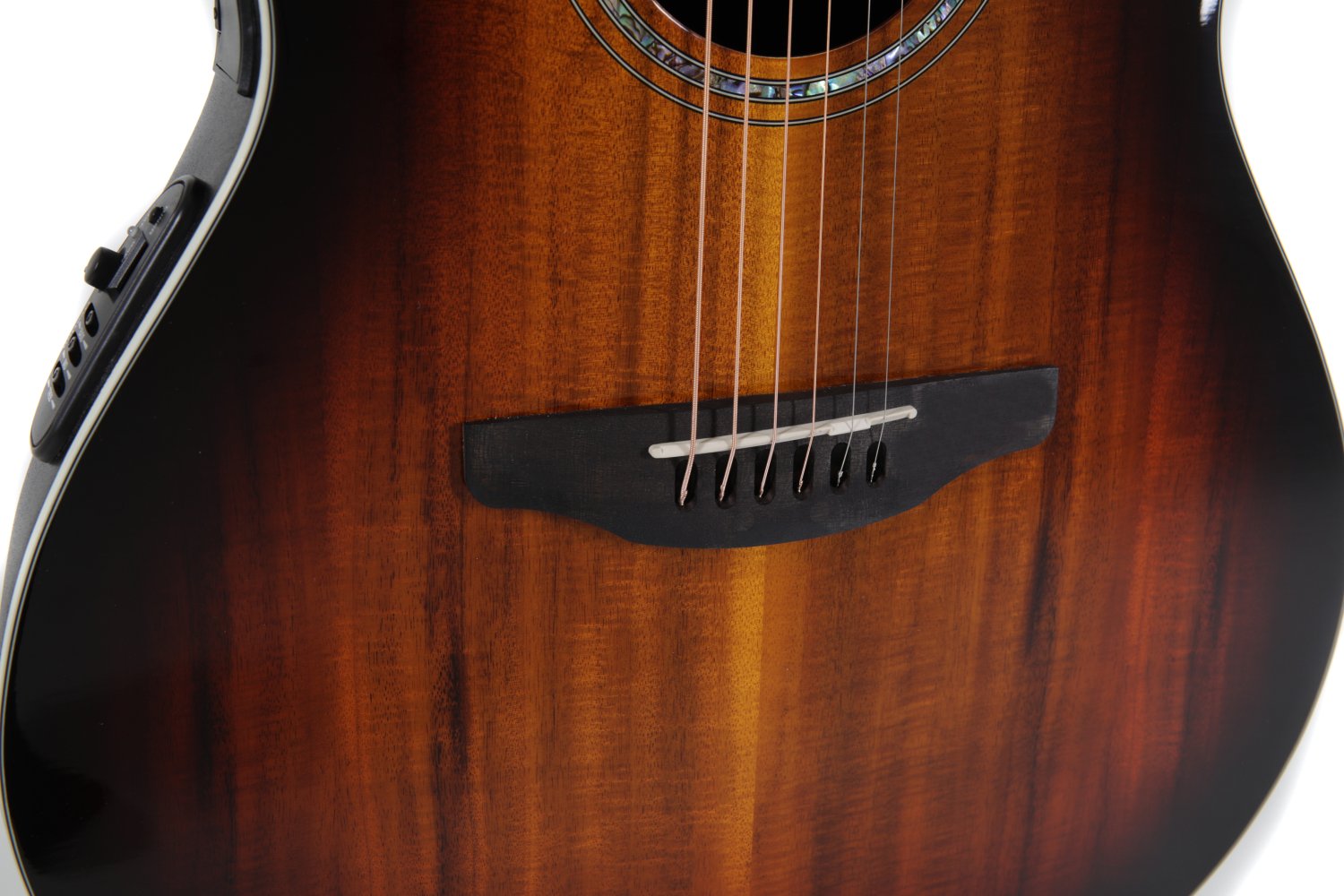 Ovation Celebrity Traditional Plus E-Acoustic Guitar CS28P-KOAB, Koa Burst - view 7
