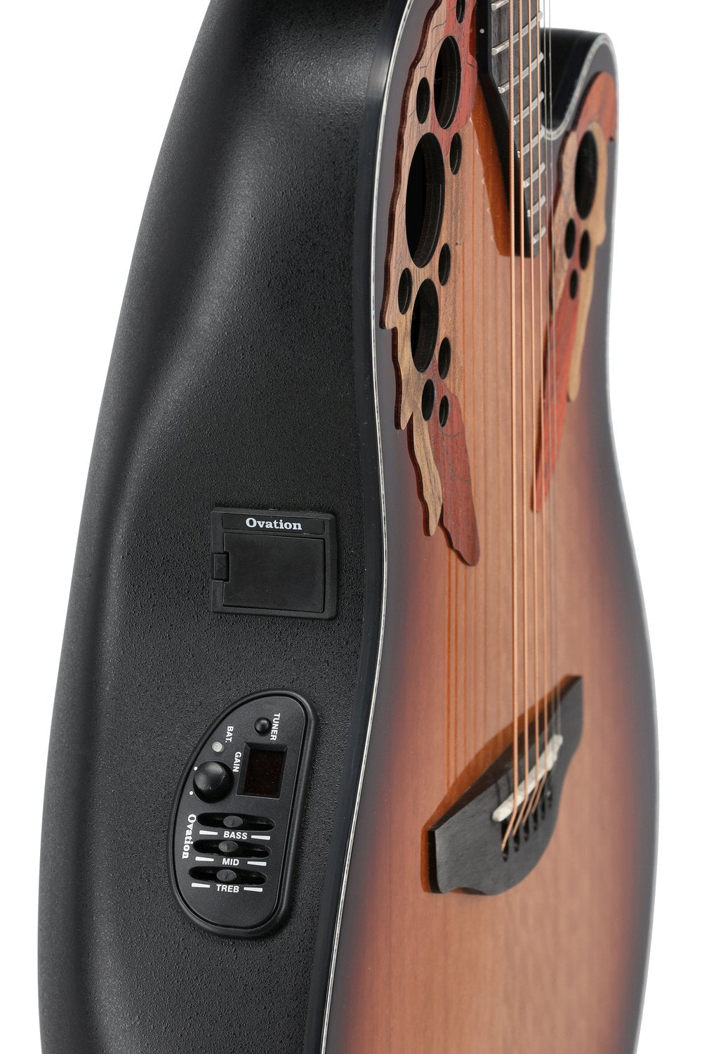 Ovation Celebrity Exotic Selection 2025 Limited E-Acoustic Guitar CE44P-FLE-G, Flamed Eucalyptus - view 10