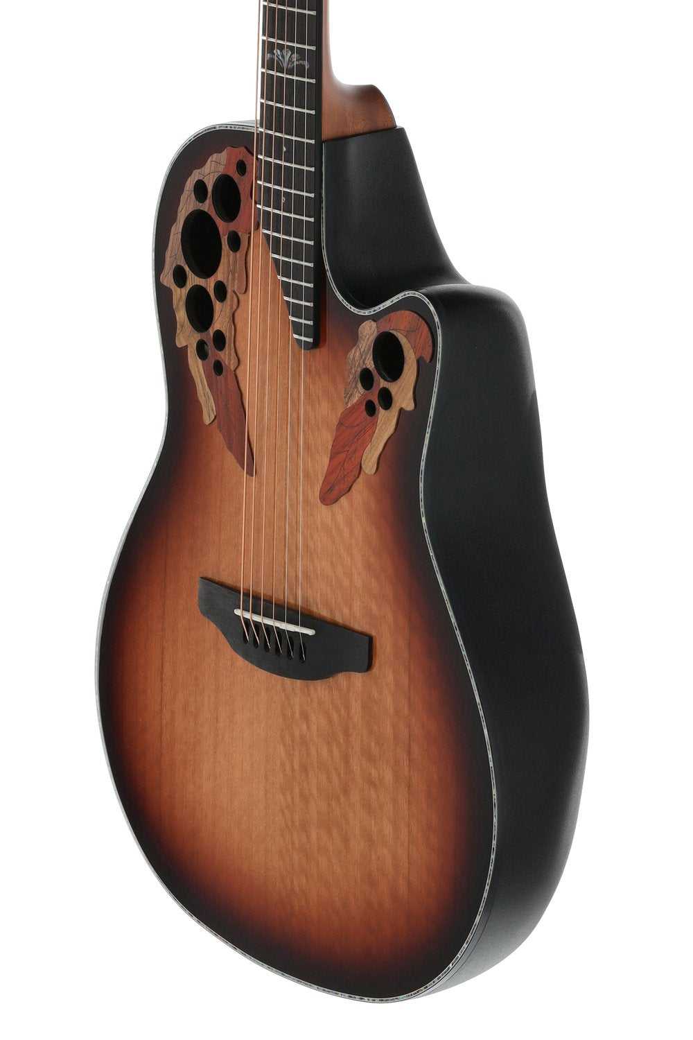 Ovation Celebrity Exotic Selection 2025 Limited E-Acoustic Guitar CE44P-FLE-G, Flamed Eucalyptus - view 6