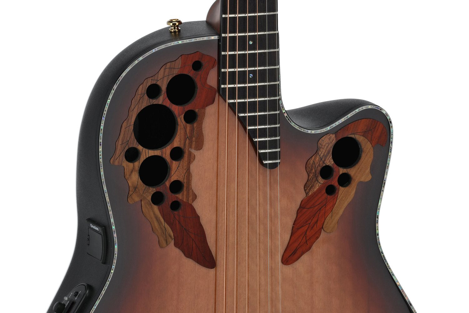 Ovation Celebrity Exotic Selection 2025 Limited E-Acoustic Guitar CE44P-FLE-G, Flamed Eucalyptus - view 7