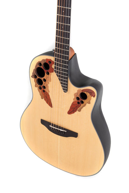 Ovation Celebrity Elite E-Acoustic Guitar CE44-4, Natural - view 5