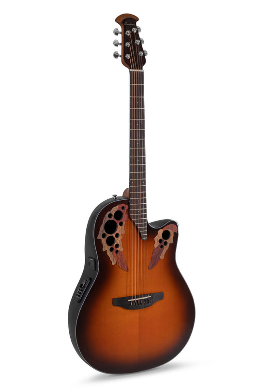 Ovation Celebrity Elite E-Acoustic Guitar CE44-1, Sunburst - view 1