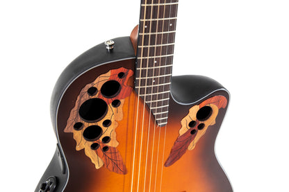Ovation Celebrity Elite E-Acoustic Guitar CE44-1, Sunburst - view 6