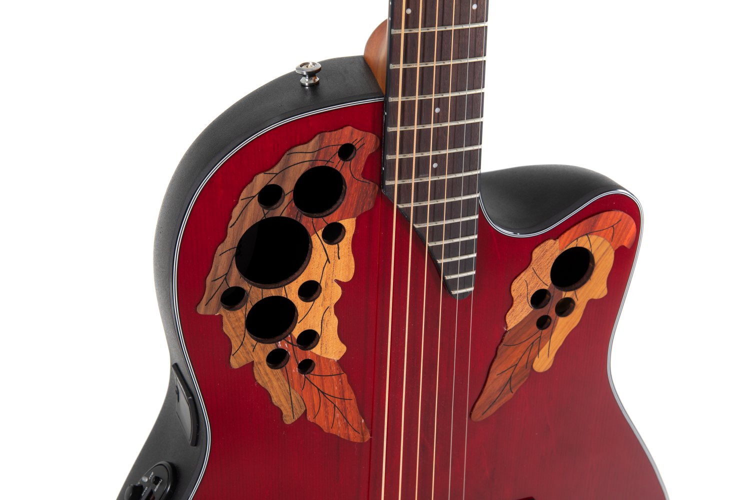 Ovation Celebrity Elite E-Acoustic Guitar CE44-RR, Ruby Red - view 6