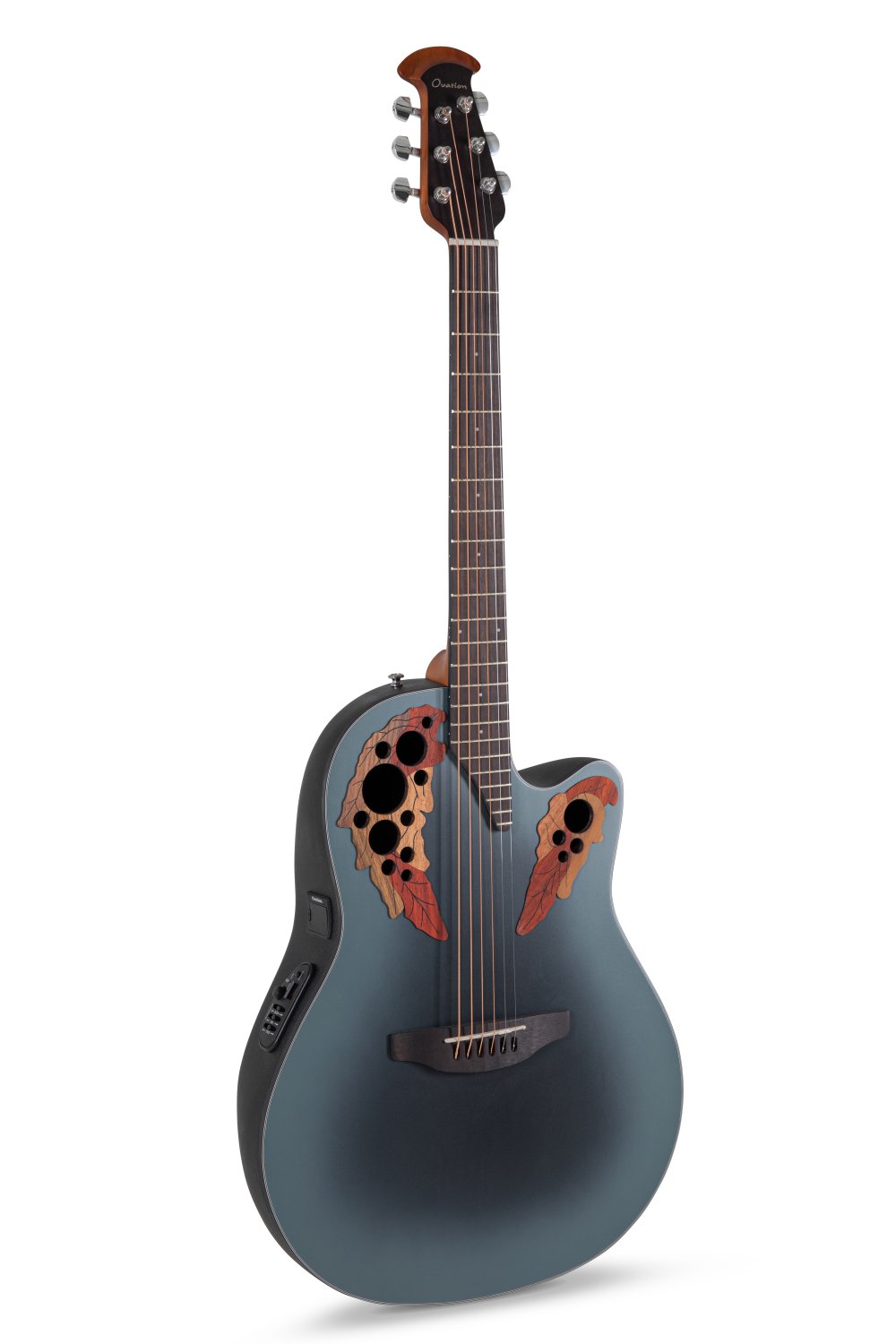 Ovation Celebrity Elite E-Acoustic Guitar CE44-RBB, Reverse Blue Burst - view 1