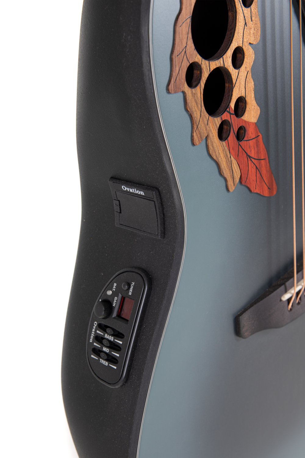 Ovation Celebrity Elite E-Acoustic Guitar CE44-RBB, Reverse Blue Burst - view 8