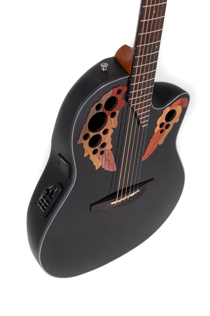 Ovation Celebrity Elite E-Acoustic Guitar CE44-5, Black - view 4