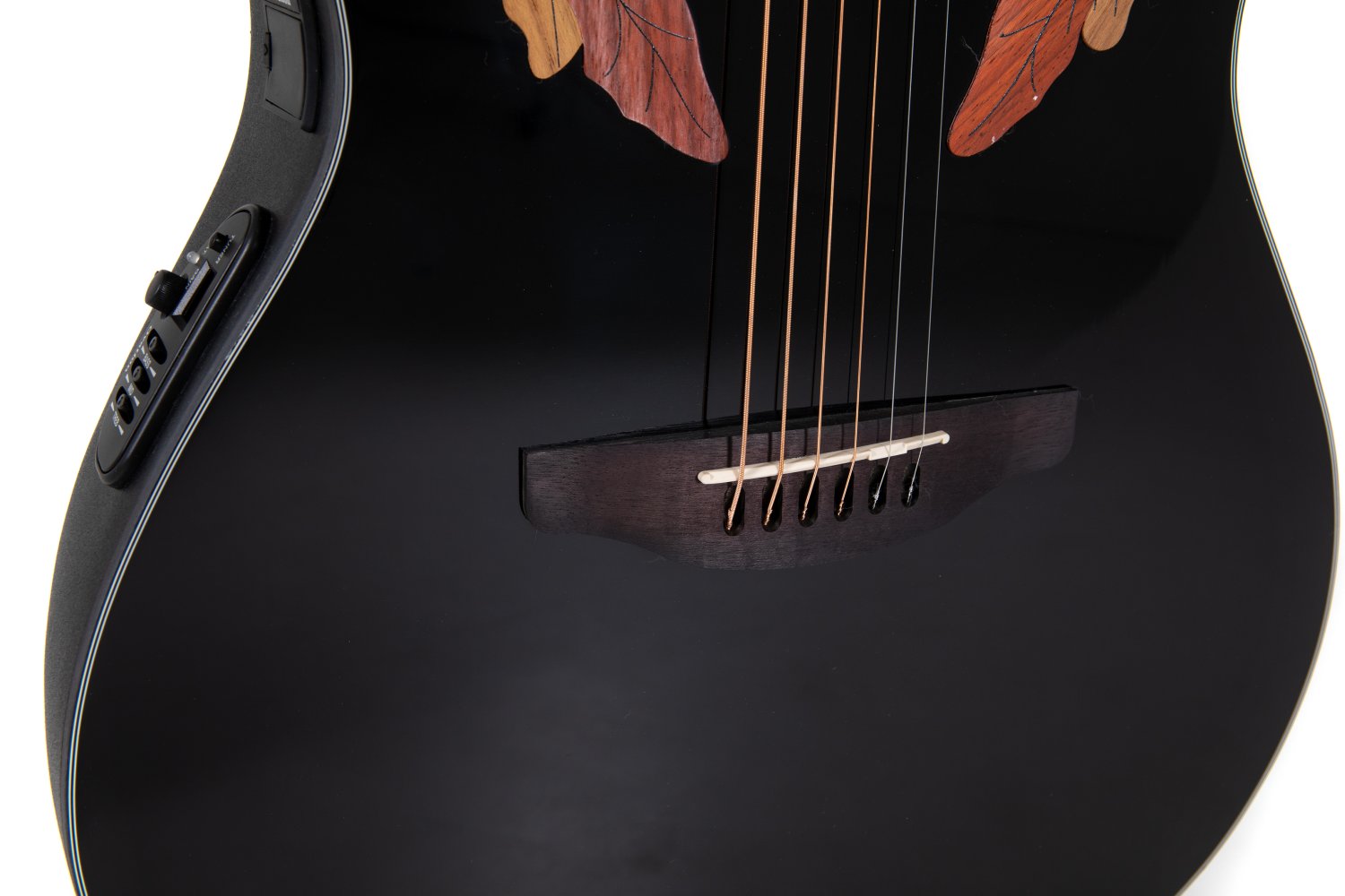 Ovation Celebrity Elite E-Acoustic Guitar CE44-5, Black - view 7