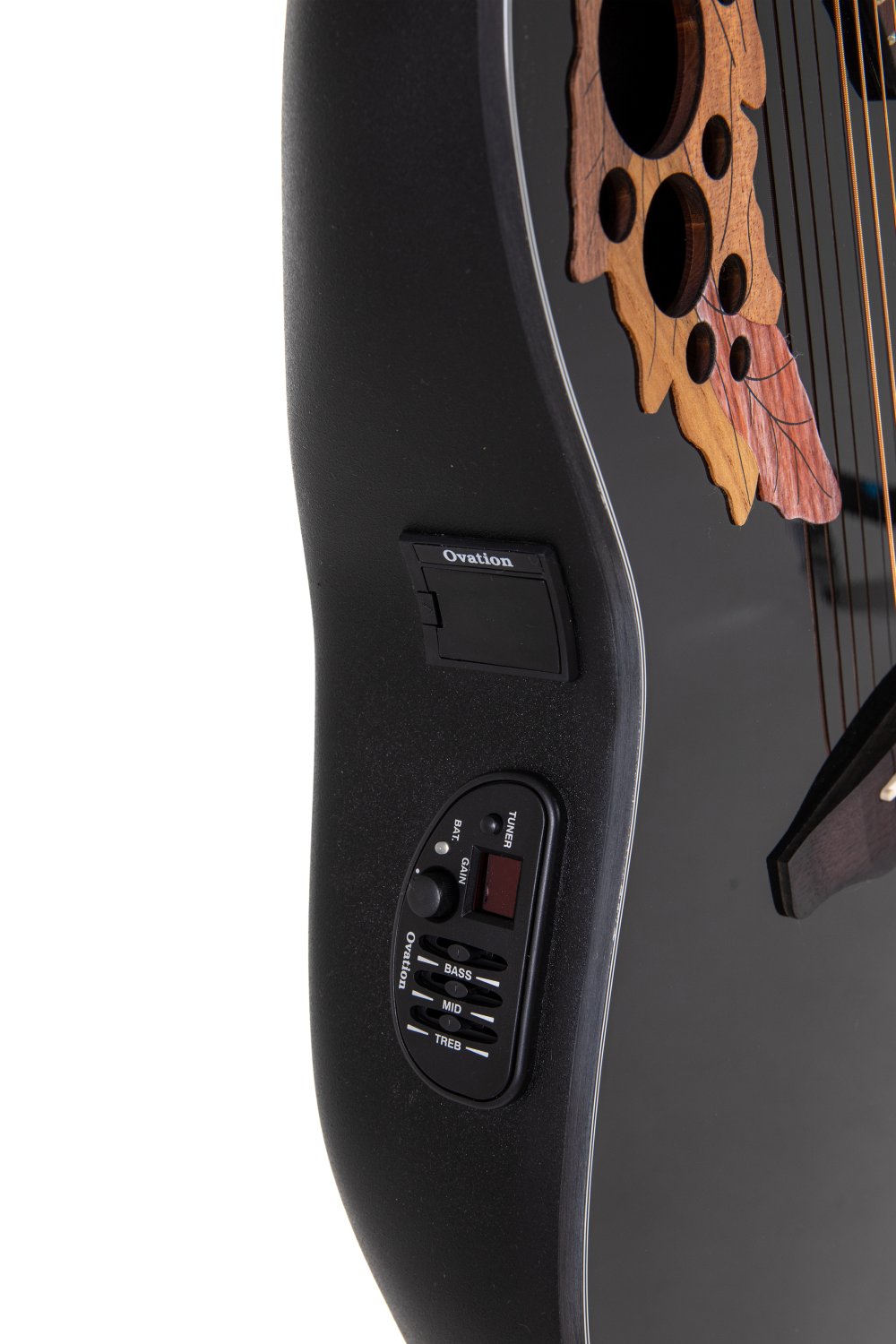 Ovation Celebrity Elite E-Acoustic Guitar CE44-5, Black - view 8