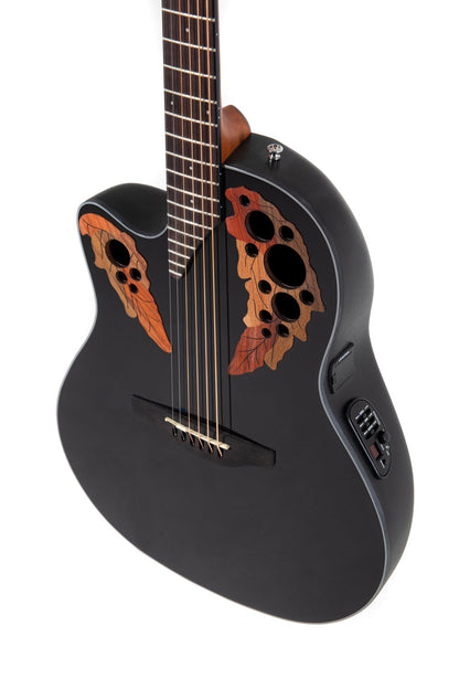 Ovation Celebrity Elite E-Acoustic Guitar CE44L-5, Black, Lefty - view 4