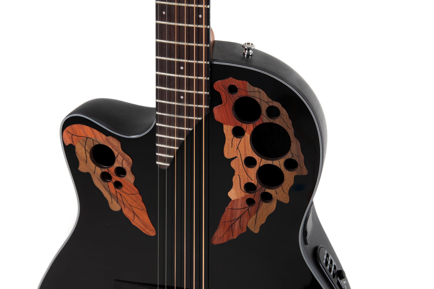 Ovation Celebrity Elite E-Acoustic Guitar CE44L-5, Black, Lefty - view 6