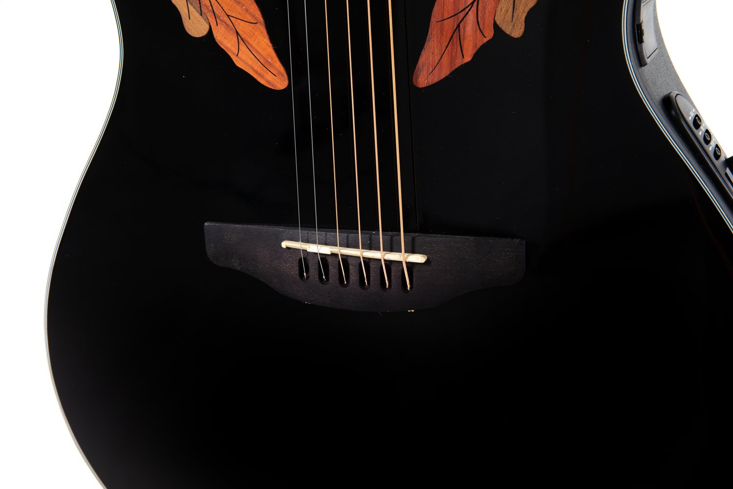 Ovation Celebrity Elite E-Acoustic Guitar CE44L-5, Black, Lefty - view 7