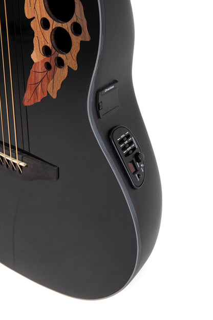 Ovation Celebrity Elite E-Acoustic Guitar CE44L-5, Black, Lefty - view 8