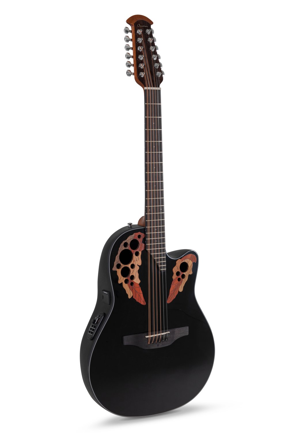 Ovation Celebrity Elite E-Acoustic Guitar CE4412-5, Black, 12-String - view 1