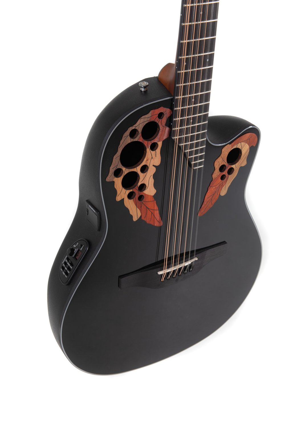 Ovation Celebrity Elite E-Acoustic Guitar CE4412-5, Black, 12-String - view 4