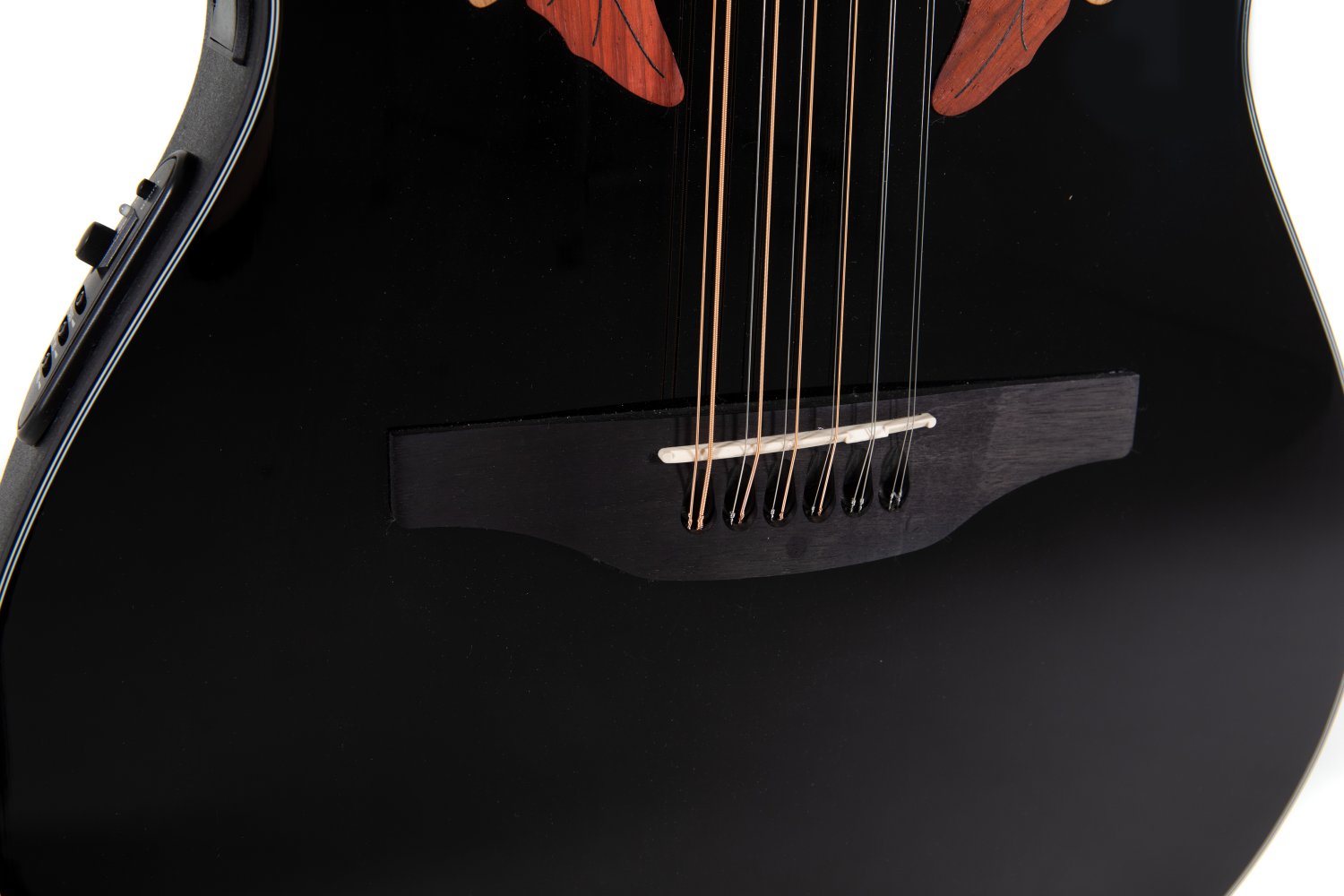 Ovation Celebrity Elite E-Acoustic Guitar CE4412-5, Black, 12-String - view 7